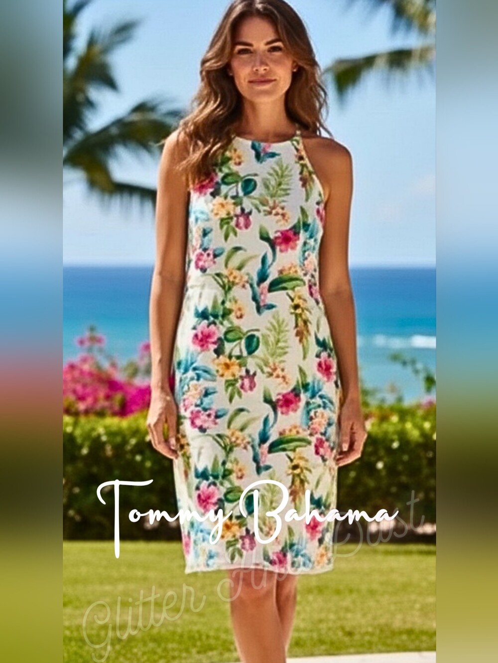 Tommy Bahama Tropicalia Floral Midi Dress